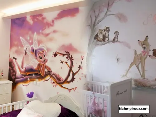 نقاشی دیواری اتاق کودک