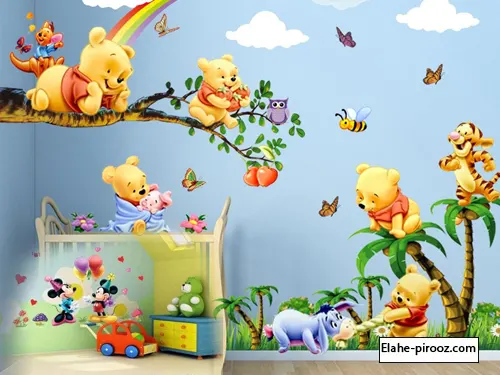 نقاشی دیواری اتاق کودک