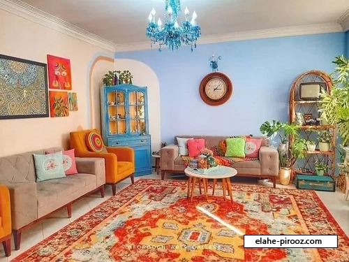 رنگها در منزل ساده ایرانی